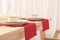 Set of 12 Hemstitch Cloth Dinner Napkins 100% Cotton - Soft Durable Washable -Ideal for Events Wedding Fall Thanksgiving and Christmas - Perfect Everyday Use Table Linen 18x18 - Red
